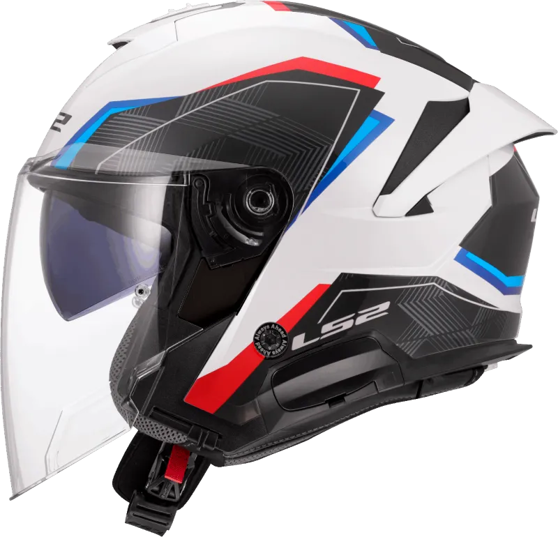 קסדת LS2 OF618 VERSO 2 - Air White Blue Red