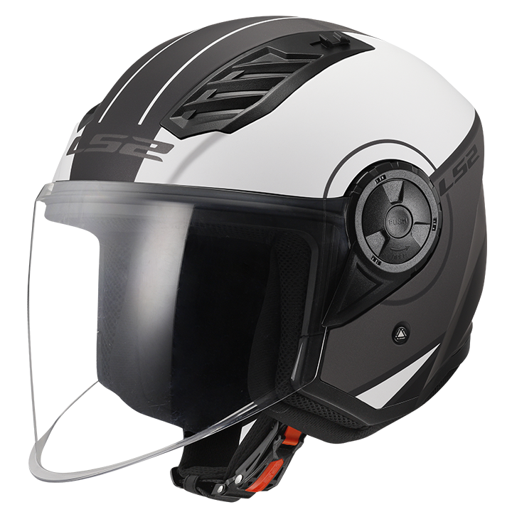 קסדת LS2 OF616 AIRFLOW II : COVER WHITE GREY