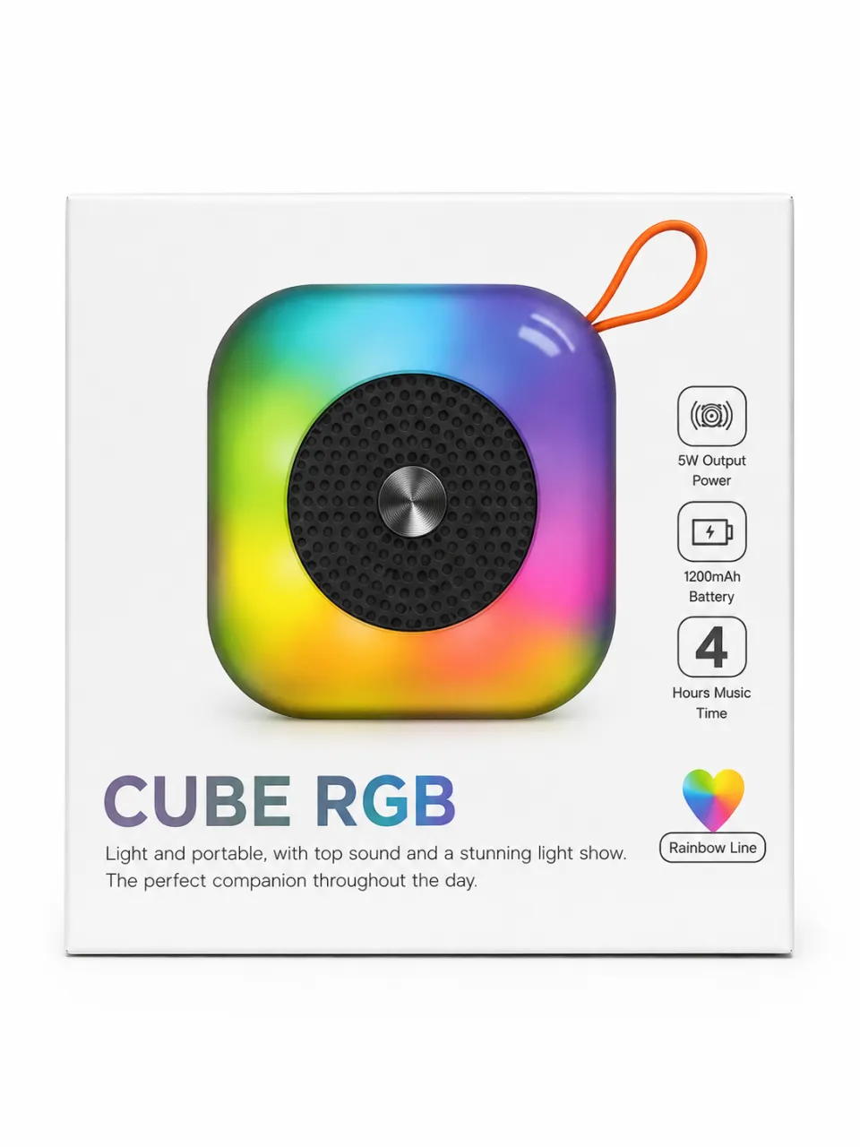 CUBE RGB Bluetooth Speaker