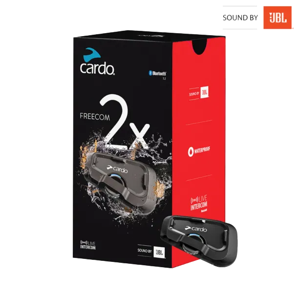 דיבורית CARDO FREECOM 2X JBL