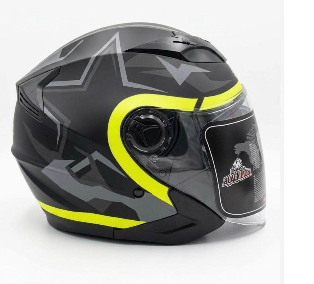 Black Lion Full Face Helmet